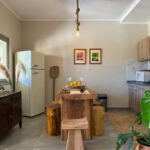 Kitchen with dining table.