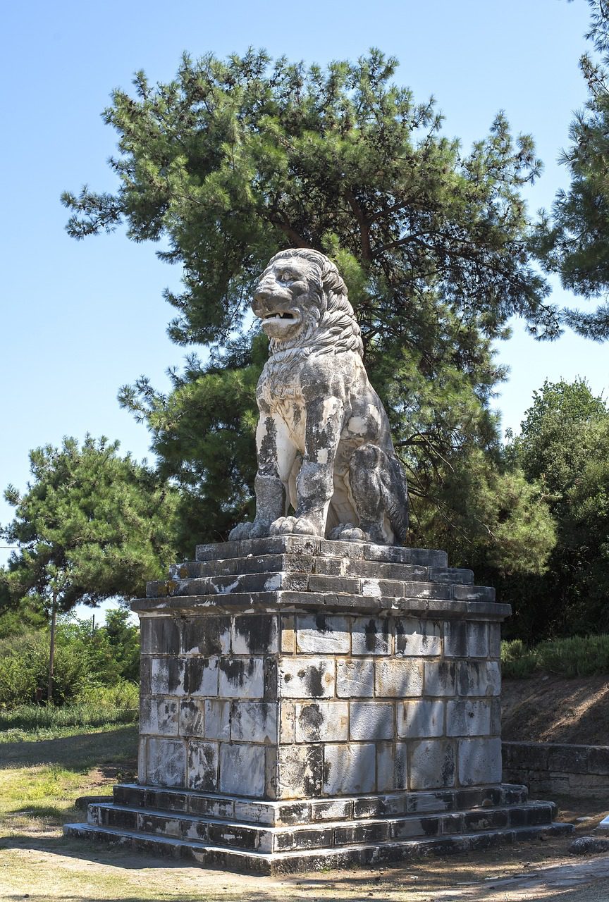 The lion of Amphipolis, only some kilometers away from Vrasna